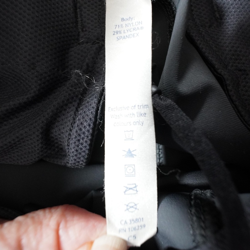 Lululemon Track Pants Mens M Black Nylon Spandex Relaxed Straight Activewear - Picture 4 of 12